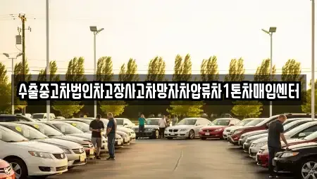 부산 기장군 일광읍 중고차 전문 수출중고차법인차고장사고차망자차압류차1톤차매입센터