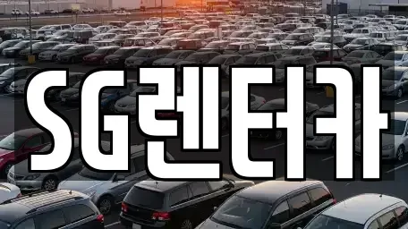 부산 중구 중앙동4가 렌트카 전문 SG렌터카