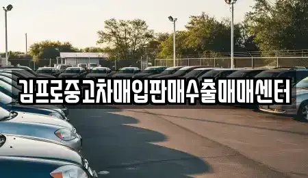 부산 중구 중앙동4가 중고차매입 전문 김프로중고차매입판매수출매매센터