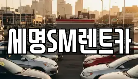 부산 중구 중앙동7가 렌트카 전문 세명SM렌트카