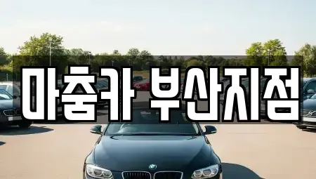 부산 해운대구 좌동 렌트카 전문 마춤카 부산지점