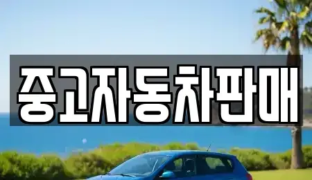 부산 해운대구 좌동 중고차매매 전문 중고자동차판매