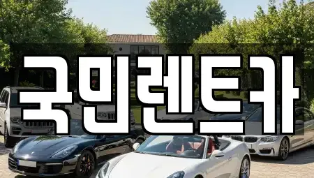 부산광역시 중구 광복동2가 렌트카 전문 국민렌트카