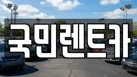 부산광역시 중구 광복동3가 렌트카 전문 국민렌트카