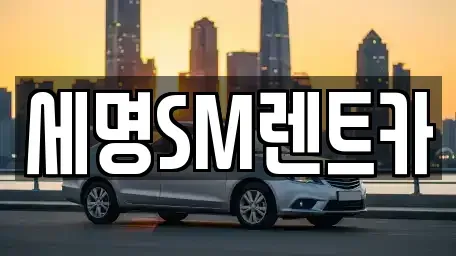 부산광역시 중구 남포동5가 렌트카 전문 세명SM렌트카
