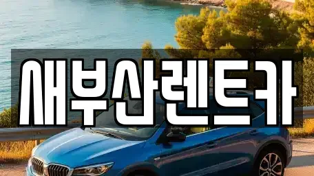 부산광역시 중구 중앙동1가 렌트카 전문 새부산렌트카