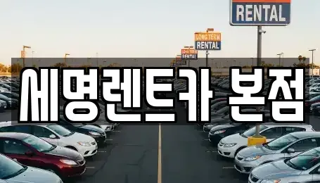 부산광역시 중구 중앙동1가 렌트카 전문 세명렌트카 본점