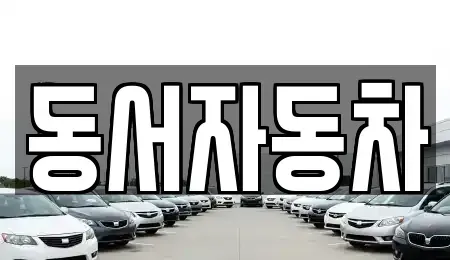 부산광역시 중구 중앙동1가 중고차 전문 동서자동차