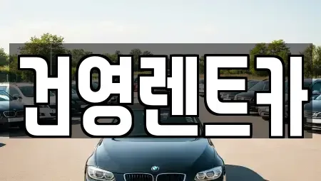 서울 강남구 역삼동 렌트카 전문 건영렌트카
