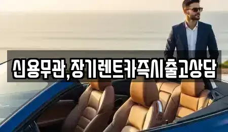 서울 강동구 성내동 장기렌트카 전문 신용무관,장기렌트카즉시출고상담