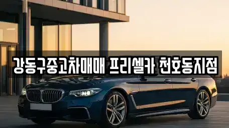 서울 강동구 성내동 중고차 전문 강동구중고차매매 프리셀카 천호동지점