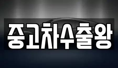 서울 강서구 오곡동 중고차매매 전문 중고차수출왕