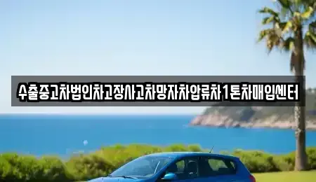 서울 강서구 오곡동 중고차매입 전문 수출중고차법인차고장사고차망자차압류차1톤차매입센터