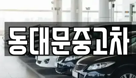 서울 동대문구 중고차 전문 동대문중고차