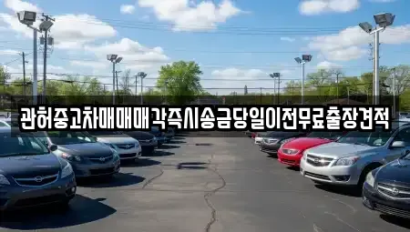 서울 마포구 현석동 중고차 전문 관허중고차매매매각즉시송금당일이전무료출장견적