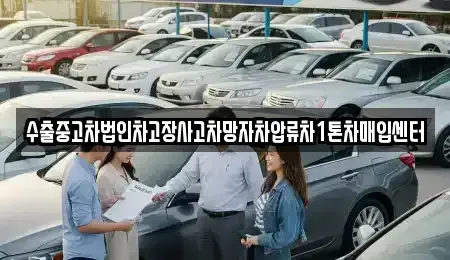 서울 성북구 안암동1가 중고차 전문 수출중고차법인차고장사고차망자차압류차1톤차매입센터