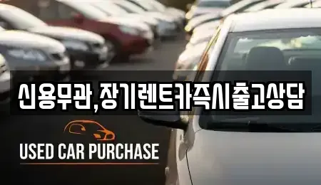 서울 송파구 방이동 장기렌트카 전문 신용무관,장기렌트카즉시출고상담