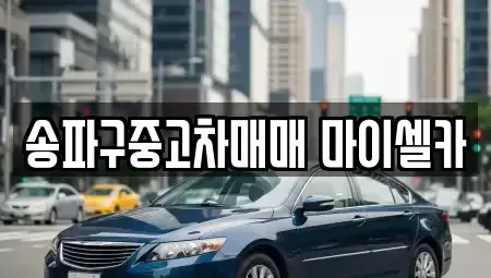 서울 송파구 방이동 중고차 전문 송파구중고차매매 마이셀카