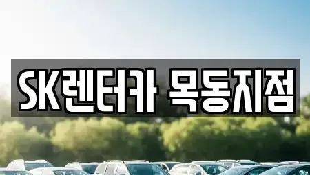 서울 영등포구 양평동1가 장기렌트카 전문 SK렌터카 목동지점