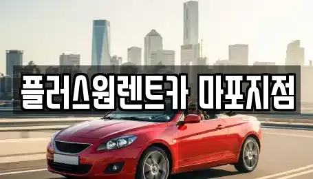 서울 용산구 산천동 렌트카 전문 플러스원렌트카 마포지점