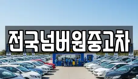 서울 용산구 이태원동 중고차매매 전문 전국넘버원중고차