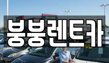 서울 은평구 렌트카 전문 붕붕렌트카