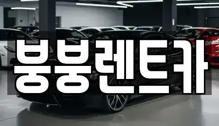 서울 은평구 응암동 렌트카 전문 붕붕렌트카