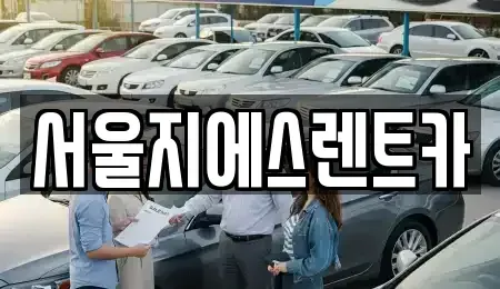 서울 은평구 응암동 렌트카 전문 서울지에스렌트카