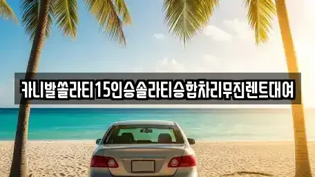 서울 은평구 응암동 렌트카 전문 카니발쏠라티15인승솔라티승합차리무진렌트대여