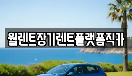 서울 은평구 응암동 장기렌트카 전문 월렌트장기렌트플랫폼직카