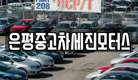 서울 은평구 응암동 중고차 전문 은평중고차세진모터스