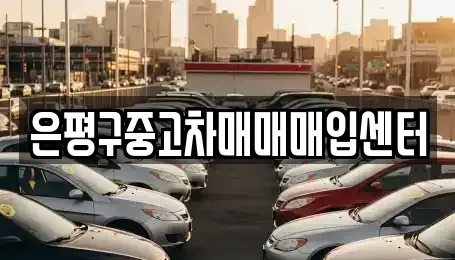 서울 은평구 중고차 전문 은평구중고차매매매입센터