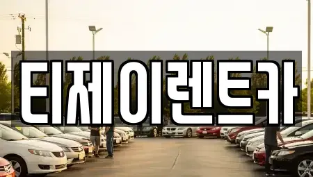 서울 종로구 교남동 렌트카 전문 티제이렌트카