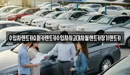 서울 중구 남대문로2가 장기렌트카 전문 수입차렌트카슈퍼카렌트카수입차사고대차월렌트카장기렌트카
