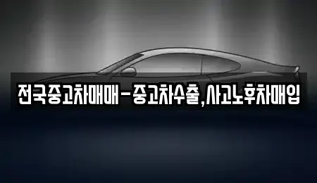 서울 중구 남대문로2가 중고차매입 전문 전국중고차매매-중고차수출,사고노후차매입
