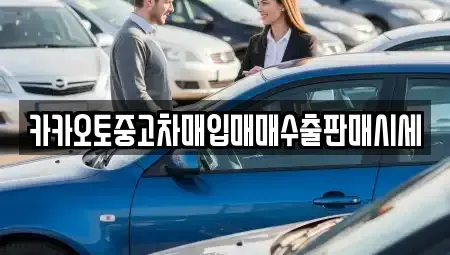 서울 중구 명동1가 중고차매입 전문 카카오토중고차매입매매수출판매시세