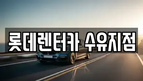 서울특별시 강북구 수유동 렌트카 전문 롯데렌터카 수유지점