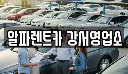서울특별시 강서구 내발산동 렌트카 전문 알파렌트카 강서영업소