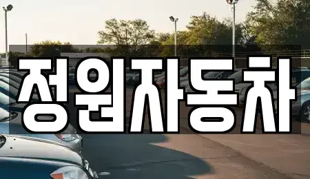 서울특별시 강서구 내발산동 중고차 전문 정원자동차