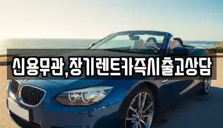 서울특별시 금천구 장기렌트카 전문 신용무관,장기렌트카즉시출고상담
