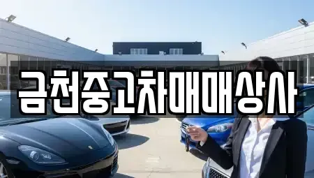 서울특별시 금천구 중고차 전문 금천중고차매매상사
