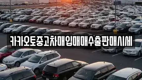 서울특별시 금천구 중고차매입 전문 카카오토중고차매입매매수출판매시세