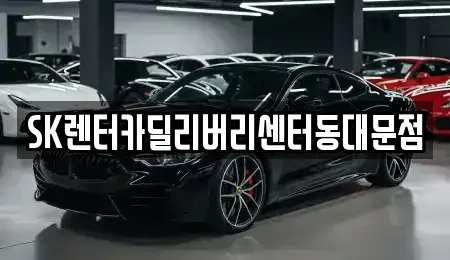 서울특별시 동대문구 용두동 렌트카 전문 SK렌터카딜리버리센터동대문점
