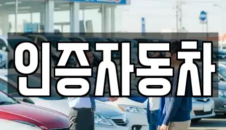 서울특별시 동대문구 용두동 중고차매매 전문 인증자동차
