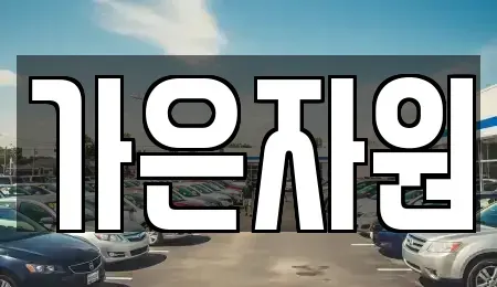 서울특별시 송파구 거여동 중고차매입 전문 가은자원