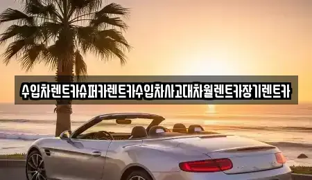 서울특별시 용산구 신창동 장기렌트카 전문 수입차렌트카슈퍼카렌트카수입차사고대차월렌트카장기렌트카