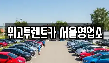 서울특별시 용산구 용산동3가 렌트카 전문 위고투렌트카 서울영업소