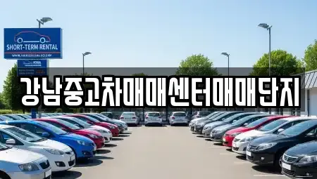 서울특별시 용산구 용산동3가 중고차 전문 강남중고차매매센터매매단지