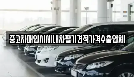 서울특별시 용산구 한강로3가 중고차매입 전문 중고차매입시세내차팔기견적가격수출업체