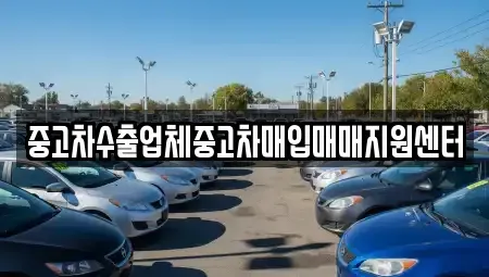 서울특별시 종로구 명륜4가 중고차매입 전문 중고차수출업체중고차매입매매지원센터